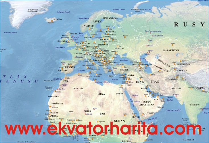 DÜNYA FİZİKİ HARİTASI DÜNYA FİZİKİ HARİTASI