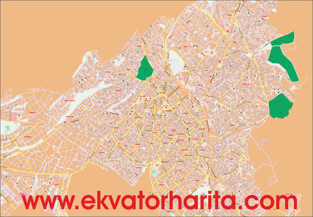 DİJİTAL DENİZLİ HARİTASI