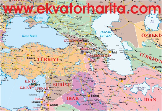 ERİVAN DİJİTAL HARİTASI