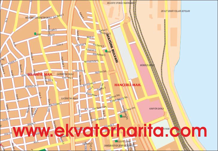 SAMSUN DİJİTAL HARİTASI