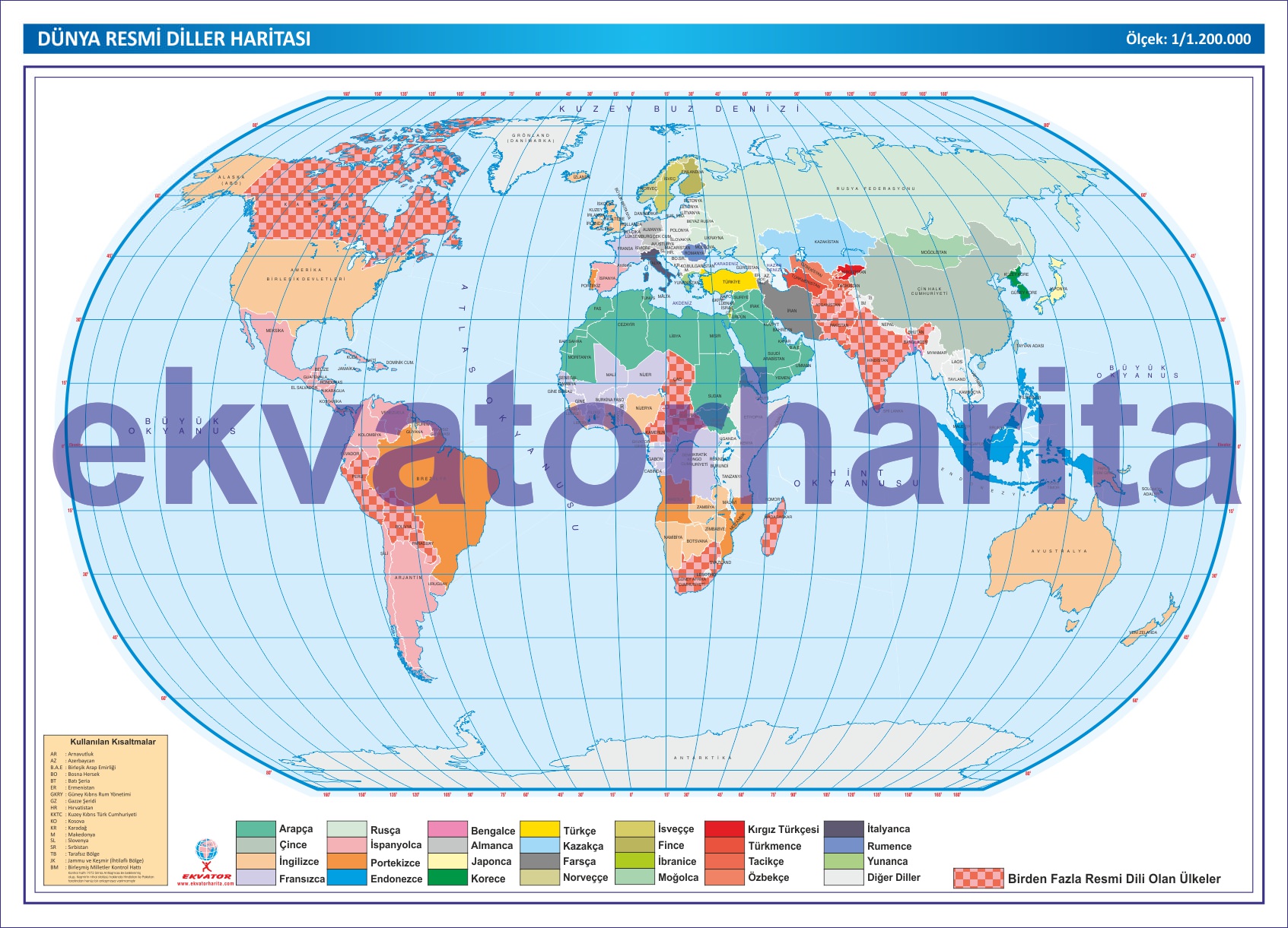 DÜNYA DİL HARİTASI