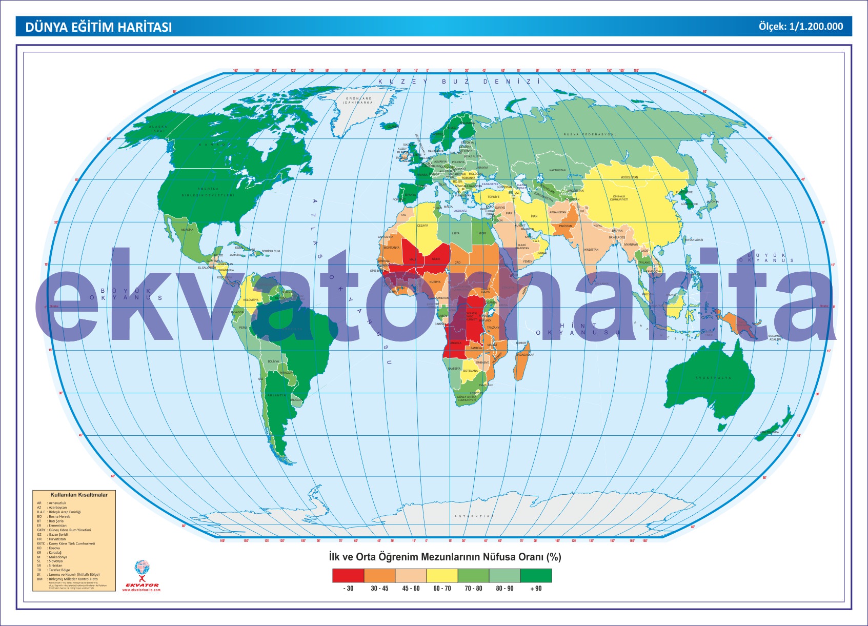 DÜNYA EĞİTİM HARİTASI