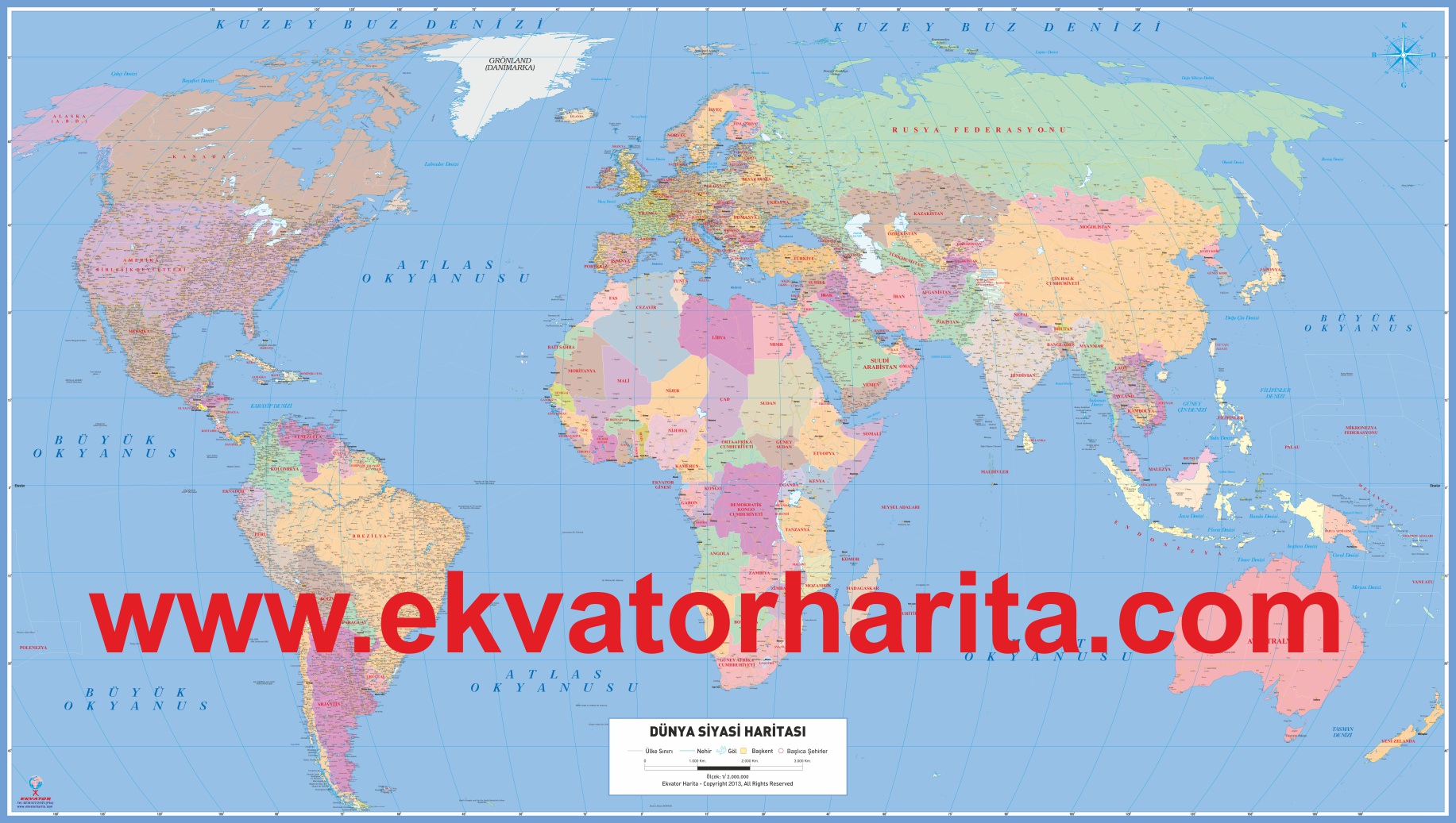 Dünya Haritası Haritası