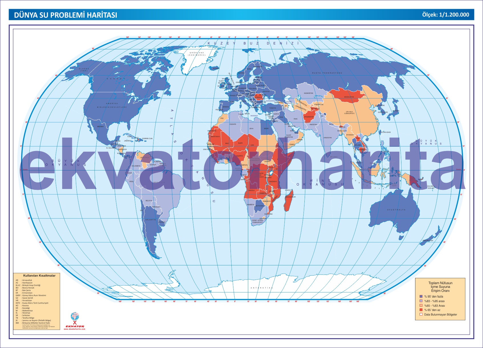 DÜNYA SU HARİTASI