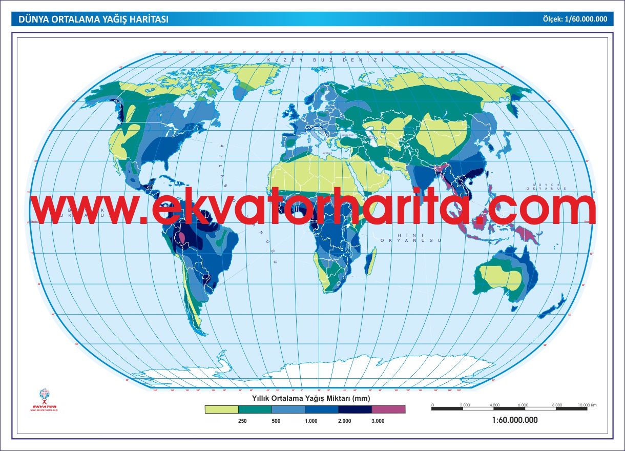 DÜNYA YAĞIŞ HARİTASI