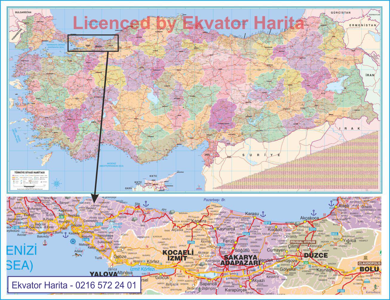 İstanbul Duvar Haritaları