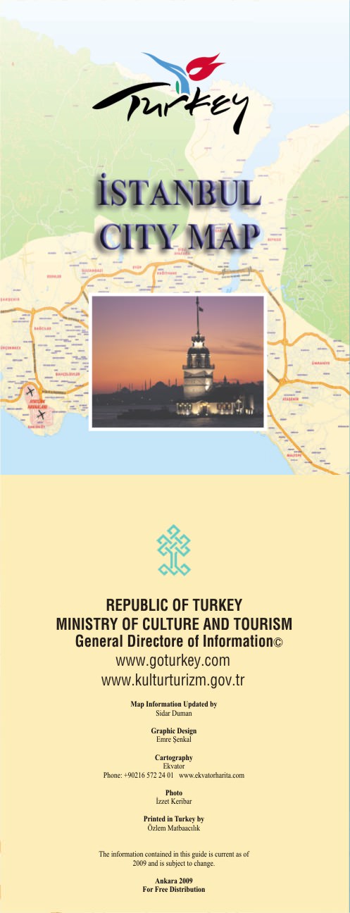 İstanbul Turistik Haritası