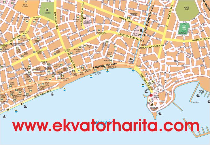 Detaylı Marmaris Yol Haritası