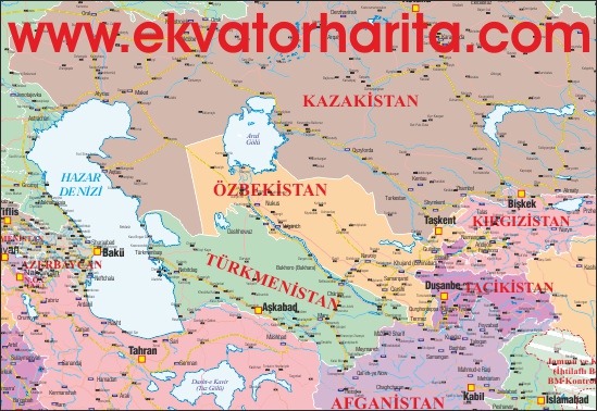 Özbekistan Kent Haritası