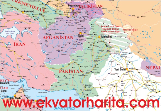 Pakistan Kent Haritası