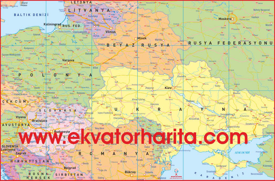 SLOVAKYA HARİTASI