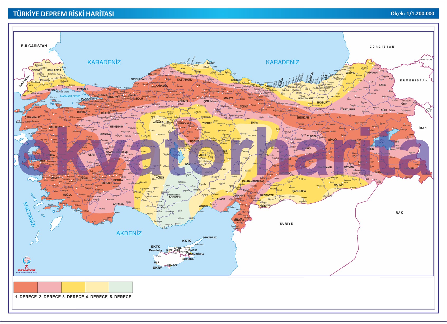 TÜRKİYE DEPREM HARİTASI