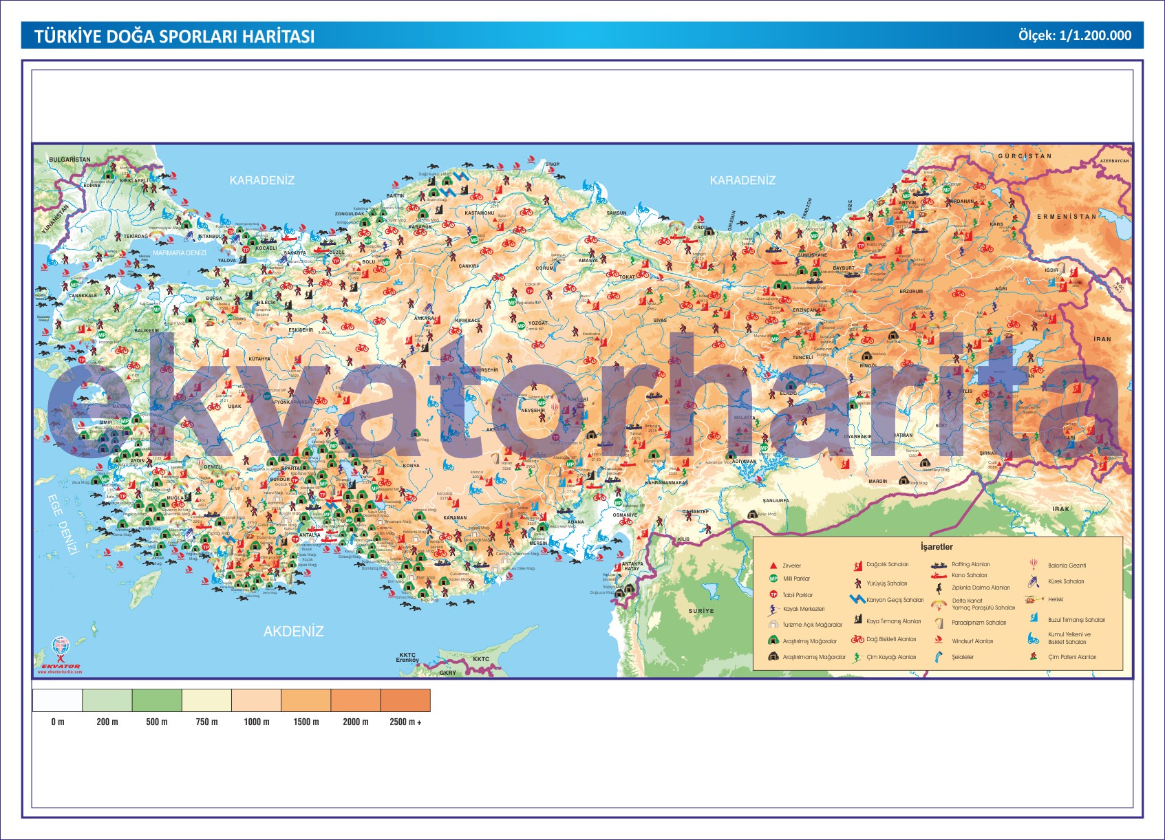 TÜRKİYE DOĞA SPORLARI HARİTASI