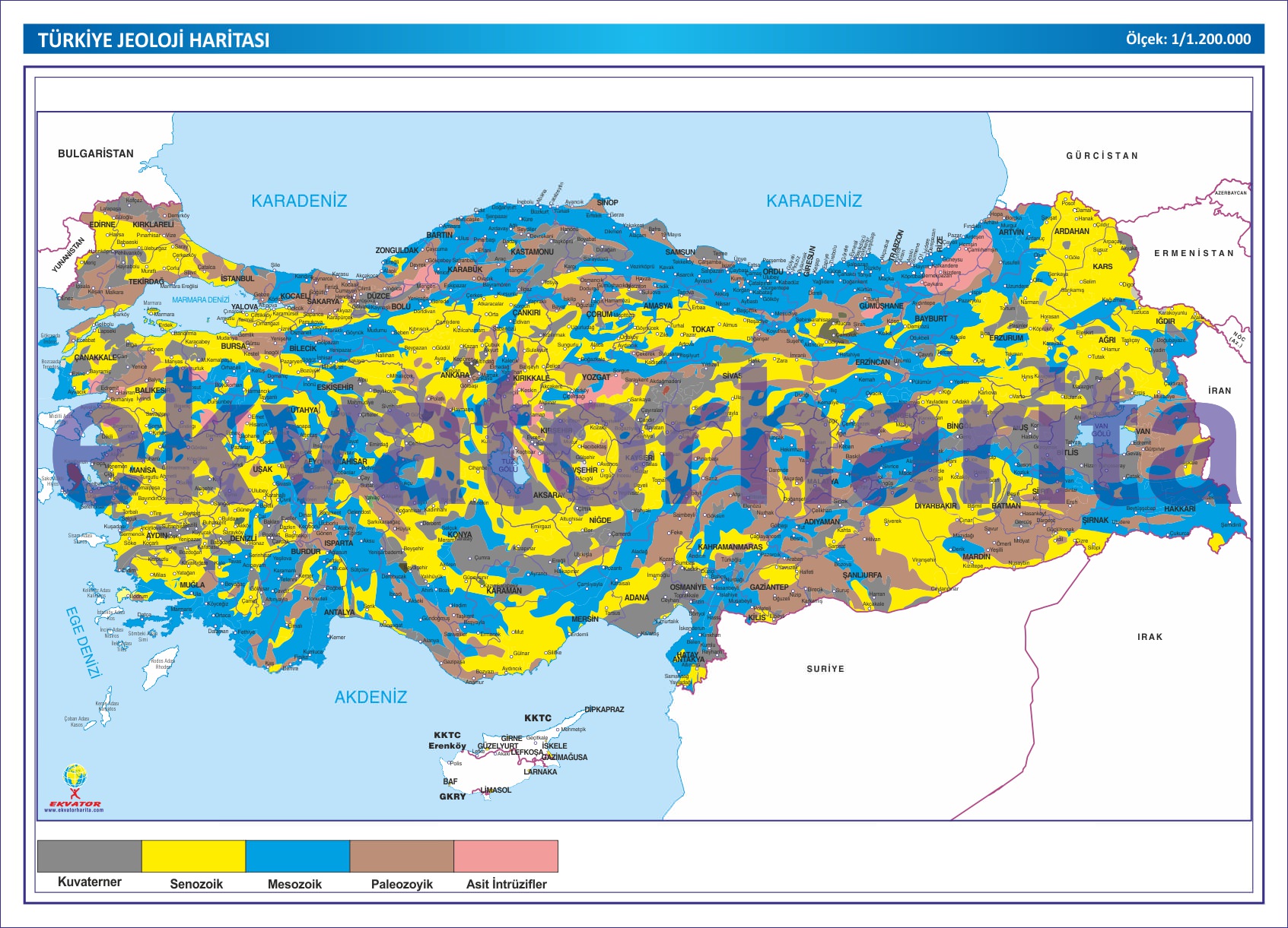 TÜRKİYE JEOLOJİ HARİTASI