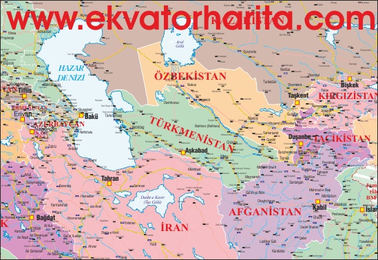 Türkmenbaşı Kent Haritası